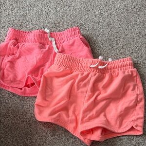 Set of Two Pink Athletic Shorts